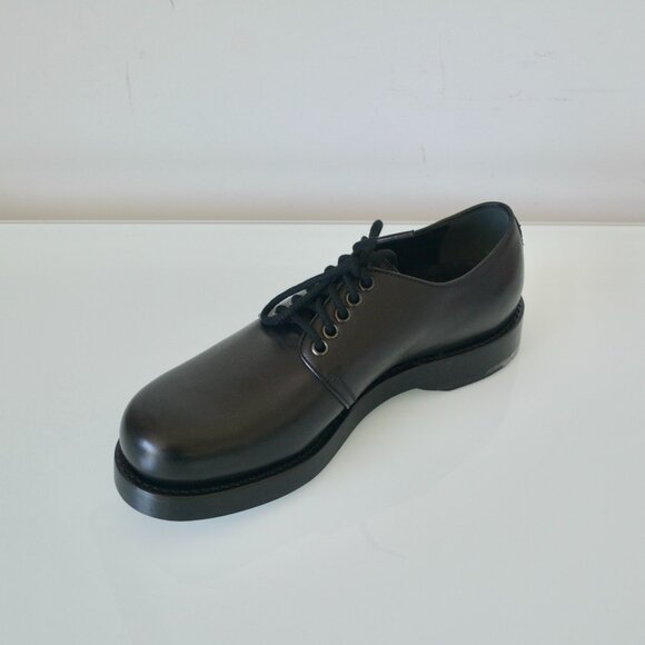 NIB GUCCI GOODYEAR SELLA LUX LEATHER LACE UP SHOES - Picture 1 of 12